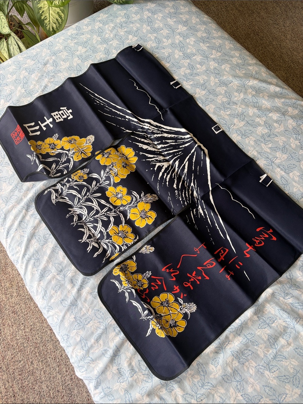 Vintage Mt. Fuji Noren Door Curtain